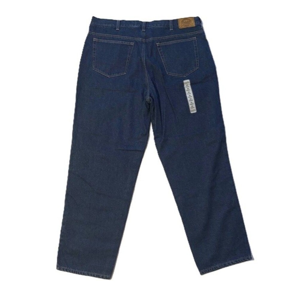 Cabela's Roughneck Relaxed Denim Flannel Lined Jeans 40 Reg 40x30 NWT - Picture 2 of 8